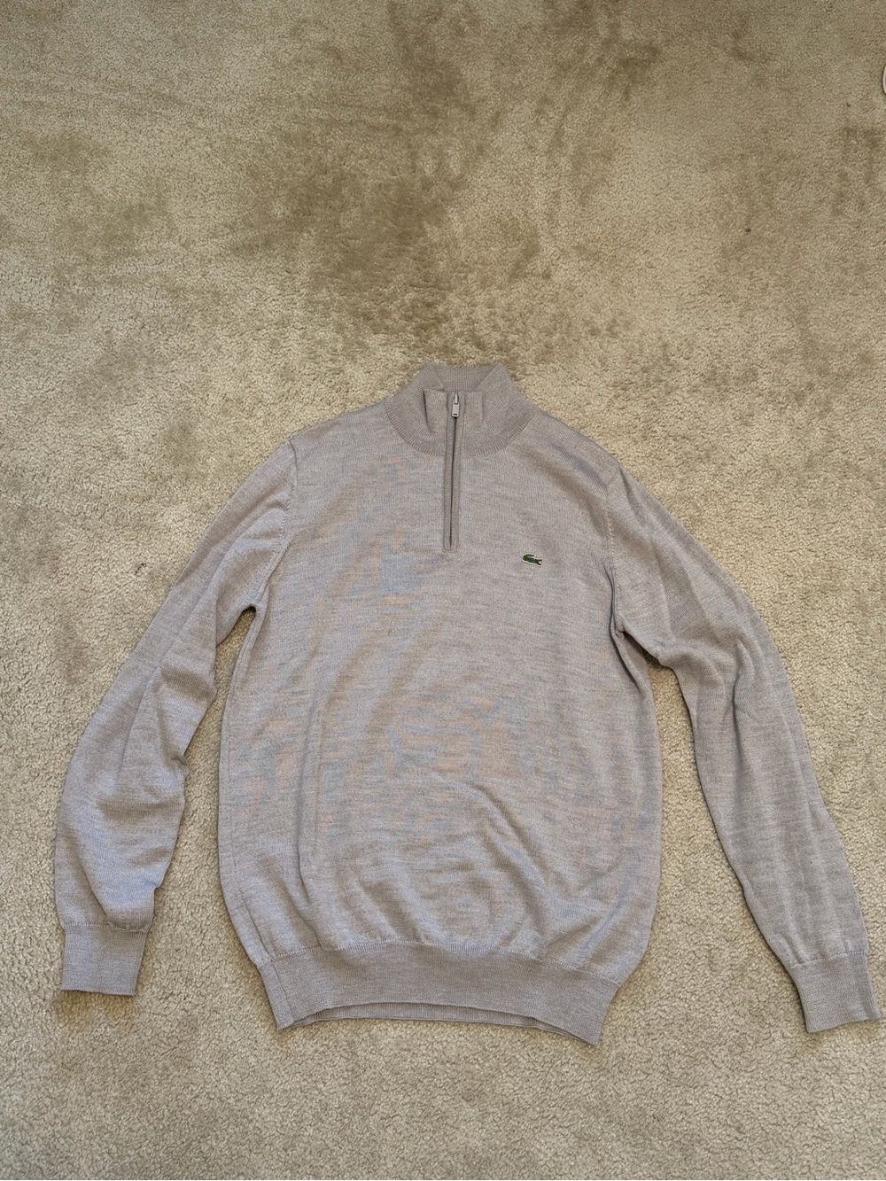 Lacoste Quarter Zip Sweater
